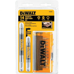 DeWALT - 14 Piece, Screwdriver Bit Set - #2, 1/4" Drive - Exact Tooling