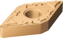 Sandvik Coromant - DNMG441 SF Grade 1105 Carbide Turning Insert - TiAlN2 Finish, 55° Diamond, 1/2" Inscr Circle, 1/4" Thick, 1/64" Corner Radius - Exact Tooling