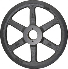 Browning - 1 Groove, 3/8 to 1-1/2 Bore Diam, 11-1/4" Outside Diam, QD Bushed V Belt Sheave - 10.5 A Diam Belt Pitch - Exact Tooling