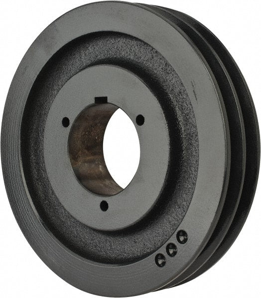 Browning - 2 Groove, 3/4 to 2-11/16 Bore Diam, 8.95" Outside Diam, QD Bushed V Belt Sheave - 8.2 A Diam Belt Pitch - Exact Tooling