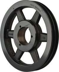 Browning - 2 Groove, 3/4 to 2-11/16 Bore Diam, 11.35" Outside Diam, QD Bushed V Belt Sheave - 10.6 A Diam Belt Pitch - Exact Tooling