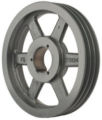 Browning - 3 Groove, 3/4 to 2-11/16 Bore Diam, 12-3/4" Outside Diam, QD Bushed V Belt Sheave - 12.0 A Diam Belt Pitch - Exact Tooling