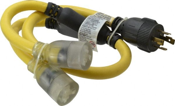 Southwire - 4 Conductors, 125/250 VAC, 20 Amp, 10 AWG, Generator Cord - For Use with NEMA Receptacles on Generators - Exact Tooling