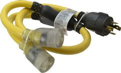 Southwire - 4 Conductors, 125/250 VAC, 20 Amp, 10 AWG, Generator Cord - For Use with NEMA Receptacles on Generators - Exact Tooling