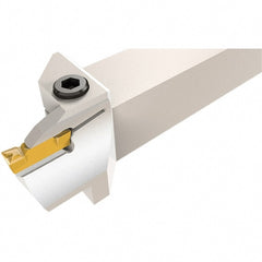 Iscar - HFH, External, Right Hand, 20mm Max Depth of Cut, 5mm Max Groove Width, Indexable Grooving Tool Holder - DGN.., GRIP, HFP.. Insert Compatibility, 25mm Shank Height, 25mm Shank Width, 150mm OAL - Exact Tooling