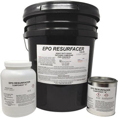 Made in USA - 50 Lb Concrete Repair/Resurfacing - Light Gray, 25 Sq Ft Coverage, Epoxy Resin - Exact Tooling