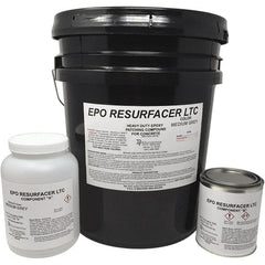 Made in USA - 50 Lb Concrete Repair/Resurfacing - Medium Gray, 25 Sq Ft Coverage, Epoxy Resin - Exact Tooling