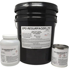 Made in USA - 50 Lb Concrete Repair/Resurfacing - Light Gray, 25 Sq Ft Coverage, Epoxy Resin - Exact Tooling