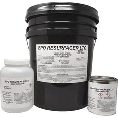 Made in USA - 50 Lb Concrete Repair/Resurfacing - Tile Red, 25 Sq Ft Coverage, Epoxy Resin - Exact Tooling