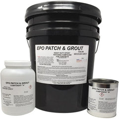 Made in USA - 5 Gal Concrete Repair/Resurfacing - Medium Gray, 25 Sq Ft Coverage, Epoxy Resin - Exact Tooling
