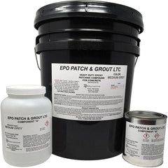Made in USA - 5 Gal Concrete Repair/Resurfacing - Medium Gray, 25 Sq Ft Coverage, Epoxy Resin - Exact Tooling