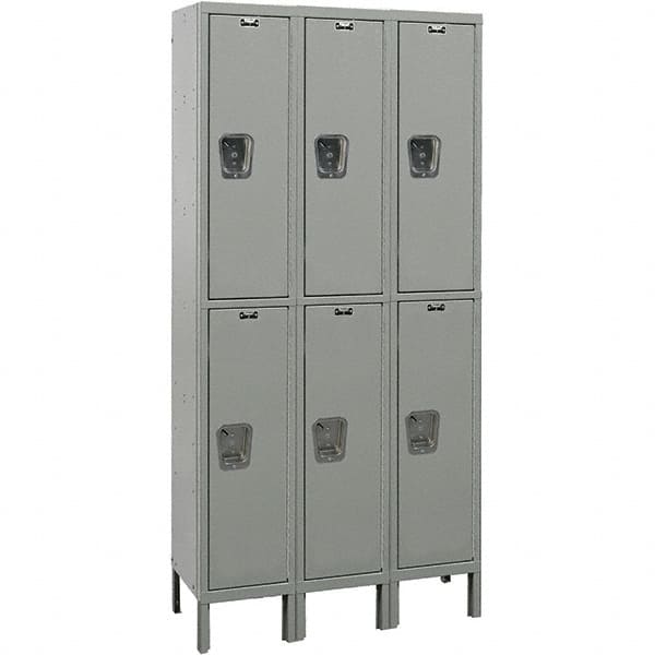 Hallowell - 6 Door, 2 Tier, Premium Wardrobe Lockers - Exact Tooling
