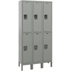 Hallowell - 6 Door, 2 Tier, Premium Wardrobe Lockers - Exact Tooling