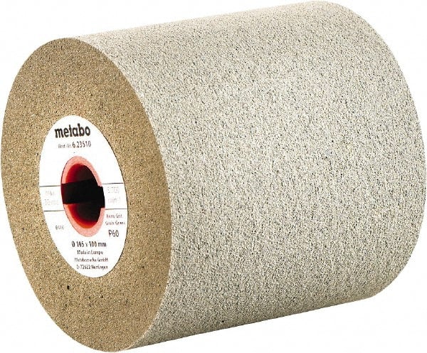 Metabo - 4" Diam x 5/8" Hole x 4" Thick, 180 Grit Surface Grinding Wheel - Zirconia Alumina, Type 1, Fine Grade, Rubber Bond, No Recess - Exact Tooling