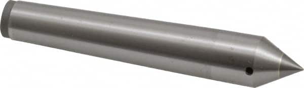 Made in USA - Carbide-Tipped Alloy Steel Standard Point Solid Dead Center - Jarno 4 Taper, 3" OAL - Exact Tooling