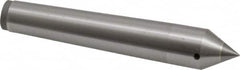 Made in USA - Carbide-Tipped Alloy Steel Standard Point Solid Dead Center - Jarno 4 Taper, 3" OAL - Exact Tooling