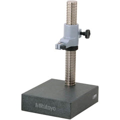 Mitutoyo - Indicator Transfer & Comparator Gage Stands; Type: Comparator Gage Stand ; Fine Adjustment: Yes ; Includes: Base ; Includes Anvil: Yes ; Includes Dial Indicator: No ; Includes Holder: Yes - Exact Tooling