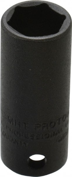 Proto - 3/8" Drive 13mm Deep Thin Wall Impact Socket - 6 Points, 2" OAL - Exact Tooling