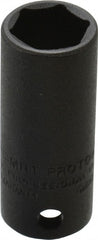 Proto - 3/8" Drive 13mm Deep Thin Wall Impact Socket - 6 Points, 2" OAL - Exact Tooling