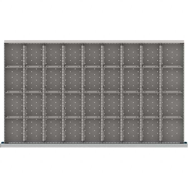 LISTA - 36-Compartment Drawer Divider Layout for 3.15" High Drawers - Exact Tooling