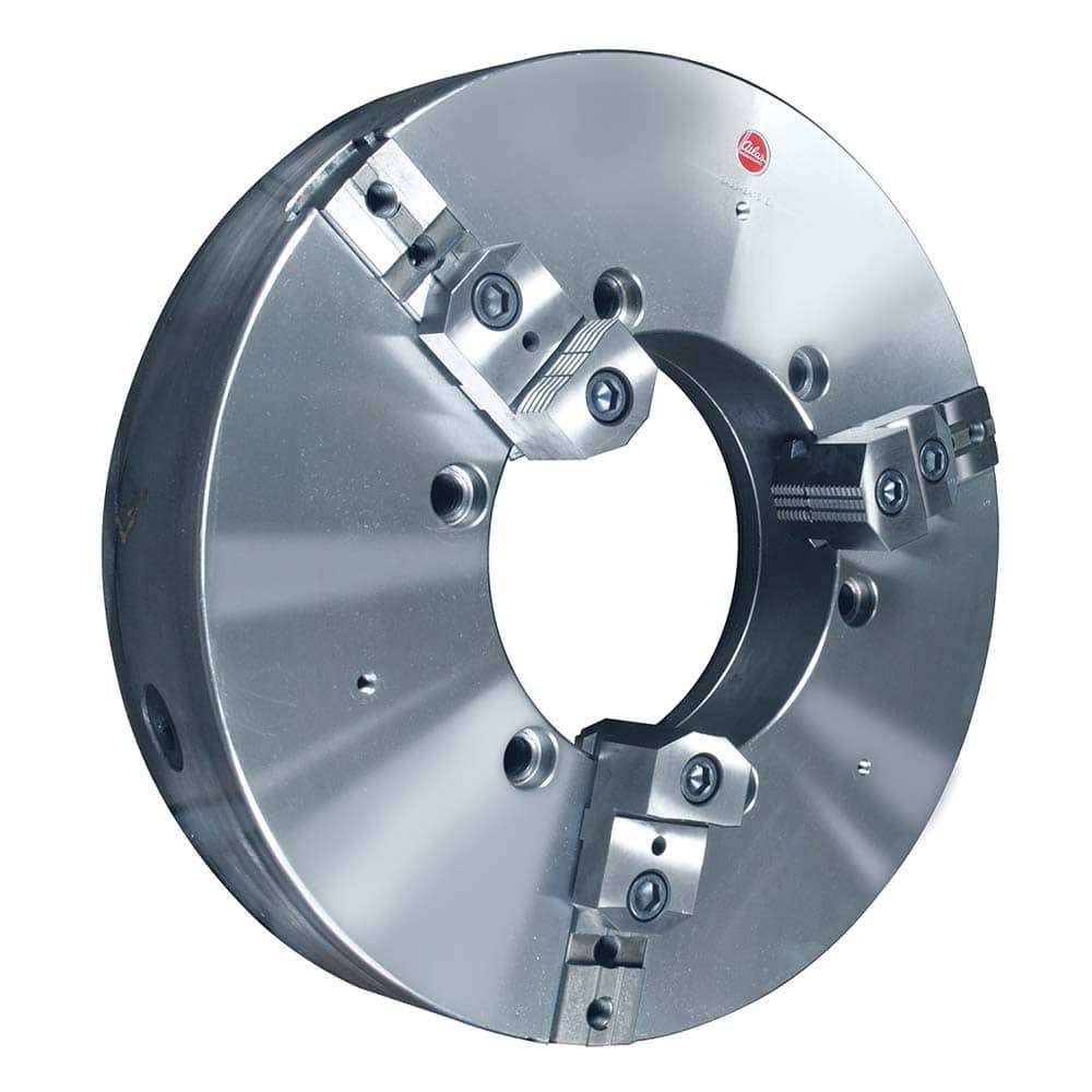 Atlas Workholding - Manual Lathe Chucks; Chuck Type: Self-Centering ; Nominal Chuck Size: 20 ; Number of Jaws: 3 ; Mount: A2-11 ; Through-Hole Diameter (Inch): 6-3/4 ; Body Material: Forged Steel - Exact Tooling