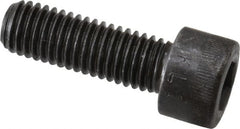 Made in USA - M10x1.50 Metric Coarse Hex Socket Drive, Socket Cap Screw - Grade 12.9 Alloy Steel, Black Oxide Finish, Fully Threaded, 30mm Length Under Head - Exact Tooling
