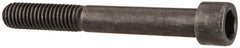 Made in USA - 7/16-14 UNC Hex Socket Drive, Socket Cap Screw - Alloy Steel, Black Oxide Finish, Partially Threaded, 3-1/2" Length Under Head - Exact Tooling