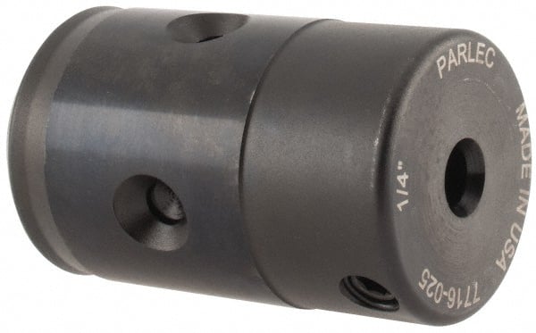 Parlec - 0.225" Tap Shank Diam, 0.191" Tap Square Size, 1/4" Tap, - 0.7" Projection, 1-1/4" Shank OD, Series Numertap 770 - Exact Tooling