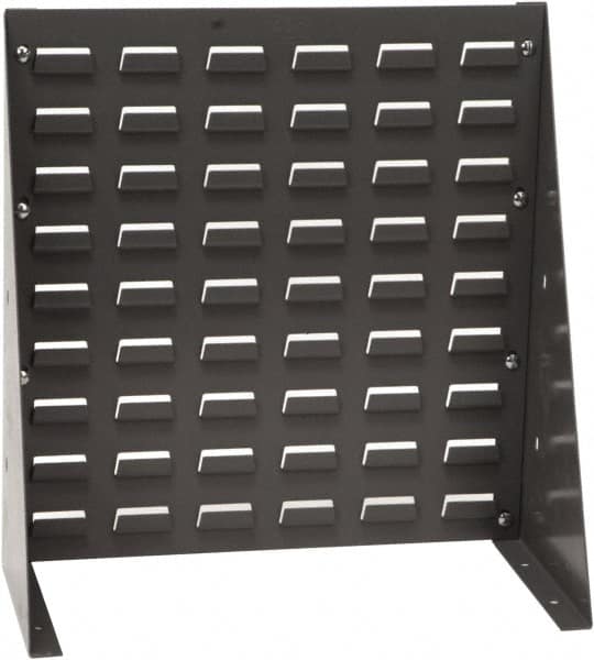 Quantum Storage - 140 Lb Capacity, 8" Deep x 18" Wide x 19" High, Steel Bench Rack - 1 Side - Exact Tooling