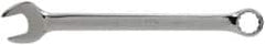 Paramount - 22mm 12 Point Combination Wrench - 11-19/32" OAL, Chrome Vanadium Steel, Polished Finish - Exact Tooling