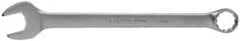 Paramount - 25mm 12 Point Combination Wrench - 13-11/32" OAL, Chrome Vanadium Steel, Satin Finish - Exact Tooling