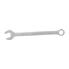 Paramount - 46mm 12 Point Combination Wrench - 24-1/8" OAL, Chrome Vanadium Steel, Satin Finish - Exact Tooling