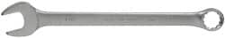 Paramount - 1-1/8" 12 Point Combination Wrench - 15-1/2" OAL, Chrome Vanadium Steel, Satin Finish - Exact Tooling