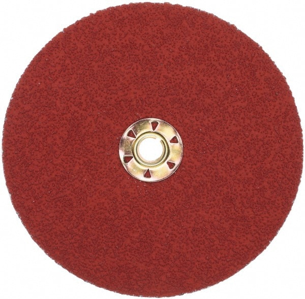 3M - 7" Diam 36 Grit Fiber Disc - Very Coarse Grade, Ceramic, 8,600 Max RPM, Series 987C - Exact Tooling