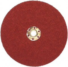 3M - 7" Diam 36 Grit Fiber Disc - Very Coarse Grade, Ceramic, 8,600 Max RPM, Series 987C - Exact Tooling