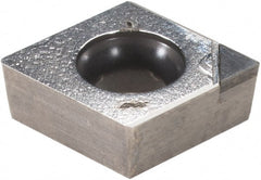 Iscar - CCMT3-1 Grade IB55 CBN Turning Insert - 80° Diamond, 3/8" Inscr Circle, 5/32" Thick, 1/64" Corner Radius - Exact Tooling