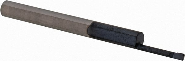 Scientific Cutting Tools - 0.05" Min Bore Diam, 0.3" Max Bore Depth, 1/8 Shank Diam, Boring Bar - Right Hand Cut, Solid Carbide, AlTiN+ Finish - Exact Tooling