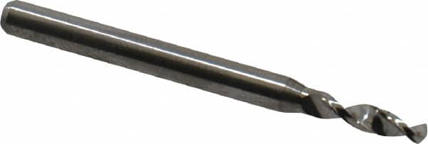 SGS - #42, 130° Drill Point, 1/8" Shank Diam, Regular Spiral Circuit Board Drill Bit - Exact Tooling