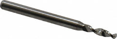 SGS - #42, 130° Drill Point, 1/8" Shank Diam, Regular Spiral Circuit Board Drill Bit - Exact Tooling