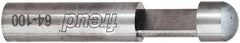 Freud - 1/4" Cut Diam, 3/8" Length of Cut, 1 Flute Flush Trim Edge Profile Router Bit - Solid Carbide, 1/4" Shank Diam, 1-1/2" OAL, Piloted, Proprietary Coating - Exact Tooling