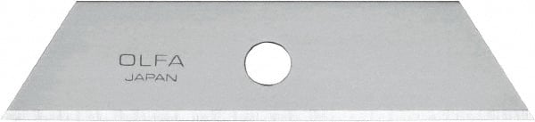 Olfa - 10 Piece Steel Safety Blade - 2-7/8" OAL - Exact Tooling