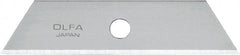 Olfa - 10 Piece Steel Safety Blade - 2-7/8" OAL - Exact Tooling