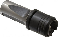 Bilz - 1" Straight Shank Diam Rigid Tapping Adapter - #0 to 9/16" Tap Capacity, 1.457" Projection, Size 1 Adapter, Quick Change, Through Coolant - Exact Tooling