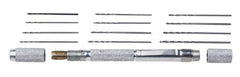 Excel - 12 Piece 0.135" Mini Pin Vise Set - 4" Long - Exact Tooling