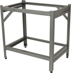 Value Collection - 36" Long x 24" Wide x 36" High, Steel Stationary Inspection Surface Plate Stand - Gray, For Use with MHC Surface Plates - Exact Tooling