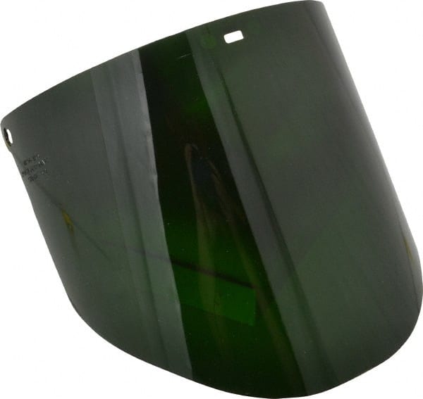 3M - Green Polycarbonate Welding Window - 9" High x 14-1/2" Wide x 0.08" Thick, Shade 5, Compatible with Aearo AOSafety 82500 & 82501 Headgear - Exact Tooling