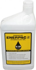 Enerpac - 1 Qt Bottle, Mineral Hydraulic Oil - ISO 32, <12,000 SUS at 0°F, 150 to 165 SUS at 100°F, 42 to 45 SUS at 210°F - Exact Tooling