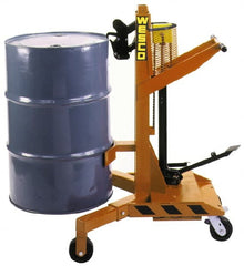 Wesco Industrial Products - 1,100 Lb Load Capacity, 55 Gal Drum Transporter - For 55 Gal Drums - Exact Tooling