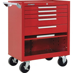 Kennedy - 5 Drawer 1,400 Lb Capacity Steel Roller Cabinet - Exact Tooling