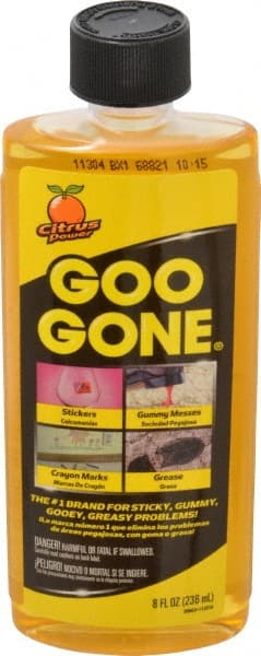 Value Collection - 8 oz Bottle Adhesive Remover - Removes Crayon, Grease, Gum, Stickers, Tape & Tar - Exact Tooling